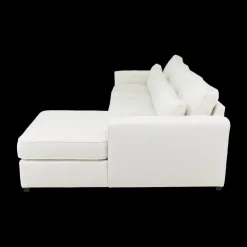 Hoeksalons|Ygo Hoeksalon PLUSS Longchair Rechts Wit