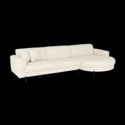 Hoeksalons|Ygo Hoeksalon SELMA Longchair Rechts Beige