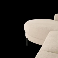 Hoeksalons|Ygo Hoeksalon SELMA Longchair Links Beige