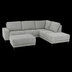 Hoeksalons|Ygo Hoeksalon SEVILLA Longchair Rechts Dolphin Grijs