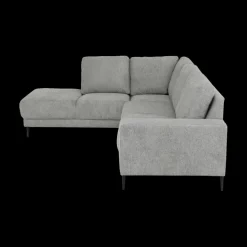 Hoeksalons|Ygo Hoeksalon SEVILLA Longchair Links Dolphin Grijs