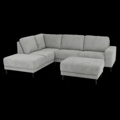 Hoeksalons|Ygo Hoeksalon SEVILLA Longchair Links Dolphin Grijs