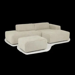 Hoeksalons|Ygo Hoeksalon SMILE Longchair Rechts Anthology Beige B260