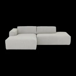 Hoeksalons|Ygo Hoeksalon SMILE Longchair Links Sneak Naturel