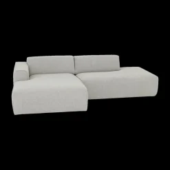 Hoeksalons|Ygo Hoeksalon SMILE Longchair Links Sneak Naturel