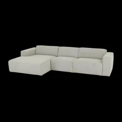 Hoeksalons|Ygo Hoeksalon SMILE Naturel B312-L161 Longchair Links