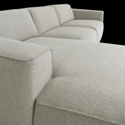 Hoeksalons|Ygo Hoeksalon SMILE Naturel B312-L161 Longchair Links