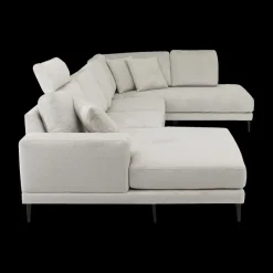 Hoeksalons|Ygo Hoeksalon SYLVESTER Longchair Links Movie 196 Shell B372