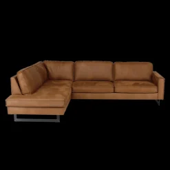 Hoeksalons|Ygo Hoeksalon VIDA Hoek Links Cognac