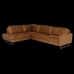 Hoeksalons|Ygo Hoeksalon VIDA Hoek Links Cognac
