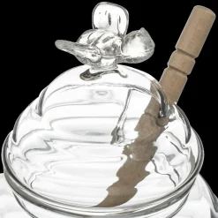 Bewaaraccessoires|Ygo Honingpot MELI M/Lepel Glas