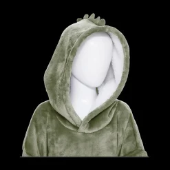 Homewear & Kledingaccessoires|Ygo Hoodie DINO Poly Groen