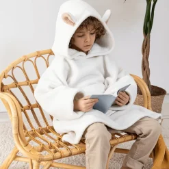 Homewear & Kledingaccessoires|Ygo Hoodie SHEEP Wit