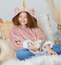 Homewear & Kledingaccessoires|Ygo Hoodie UNICORN Poly Roze