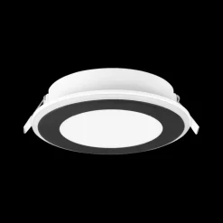 Spots|Ygo Inbouwspot AURA Zwart Ø15cm