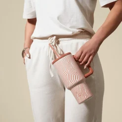 Koffie & Thee|To Go|Ygo Isoleefles DAMYAN 900ml Ribbel Peach