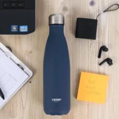 Koffie & Thee|To Go|Ygo Isoleerfles COOK 50cl Inox Blauw