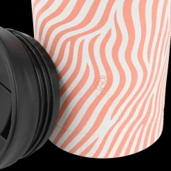 Koffie & Thee|To Go|Ygo Isoleermok DAMYAN 350ml Soft Ribbel Peach