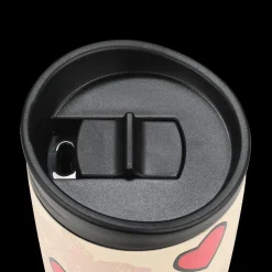 Koffie & Thee|To Go|Ygo Isoleermok DAMYAN 350ml Tender Hart Beige/Rood