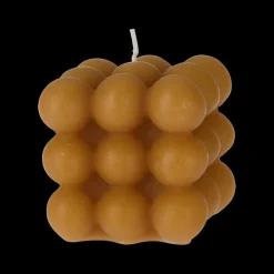 Woondecoratie|Ygo Kaars BALLS Bolletjesvorm L Oker