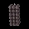 Woondecoratie|Ygo Kaars BALLS Bolletjesvorm Hoog Antraciet