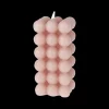 Woondecoratie|Ygo Kaars BALLS Bolletjesvorm Hoog Roze