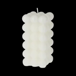 Woondecoratie|Ygo Kaars BALLS Bolletjesvorm Hoog Off White