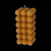 Woondecoratie|Ygo Kaars BALLS Bolletjesvorm Hoog Oker