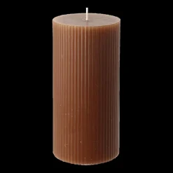 Woondecoratie|Ygo Kaars CANDELA 14 cm Bruin