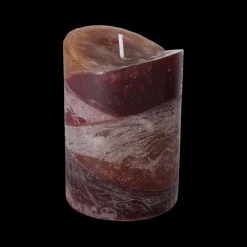 Woondecoratie|Ygo Kaars GRADIENTA Rood/Bruin L