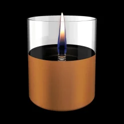 Woondecoratie|Ygo Kaars LILLY Glas Koper