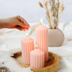 Woondecoratie|Ygo Kaars RIBBLE 10 Lichtroze