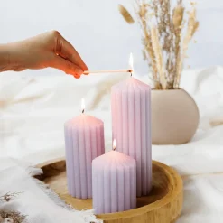 Woondecoratie|Ygo Kaars RIBBLE 10 Paars