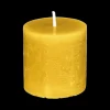 Woondecoratie|Ygo Kaars RUSTIC Set van 4 Cil. Geel