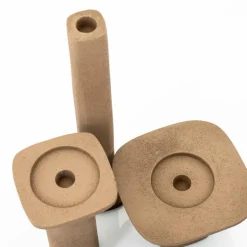 Woondecoratie|Ygo Kandelaar SQUER Alu Bruin S