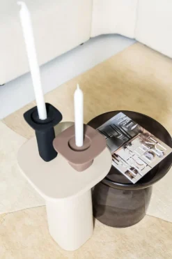 Woondecoratie|Ygo Kandelaar SQUER Alu Zwart M