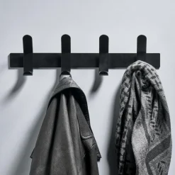 Opbergen|Ygo Kapstok A-HOOK 4 Haken Zwart