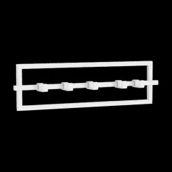 Opbergen|Ygo Kapstok CUBIKO 5H. Met. Wit