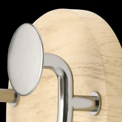 Opbergen|Ygo Kapstok MELODY 2H. Naturel/Nikkel