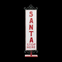 Kerst|Ygo Kerstdecoratie SANTA STOP HERE