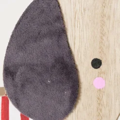 Kerst|Ygo Kersthond BARNEY Hout Ass.