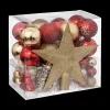Kerst|Ygo Kerstpakket DULICE 44Del. Rood/Goud