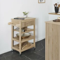 Bergkasten|Ygo Keukentrolley CALUNA Naturel