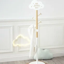 Tapijten | Meubels|Ygo Kinderkapstok CLOUD Staand Hout Wit