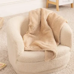 Slaapkamer|Accessoires|Ygo Kinderplaid FLANN Beige