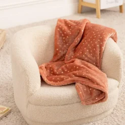 Slaapkamer|Accessoires|Ygo Kinderplaid FLANN Rood