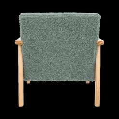 Tapijten | Meubels|Ygo Kinderstoel BAZILE Poly Groen/Hout Nat.