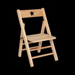 Tapijten | Meubels|Ygo Kinderstoel STARLY Plooibaar Hout Nat.