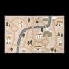 Tapijten | Meubels|Ygo Kindertapijt ROUTE Katoen Beige