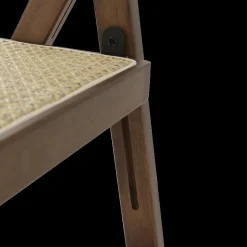 Klapstoelen|Ygo Klapstoel JACCO Ash Wood Walnut/Rotan